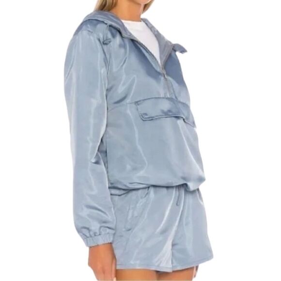 NWT Lovers + Friends Lydia Blue Quarter-Zip Pullover - Picture 3 of 8